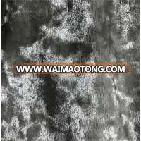 Garment raw material solid color 95%polyester 5%Spandex Tie-dye mirco Ice Crumple diamond velvet fabric